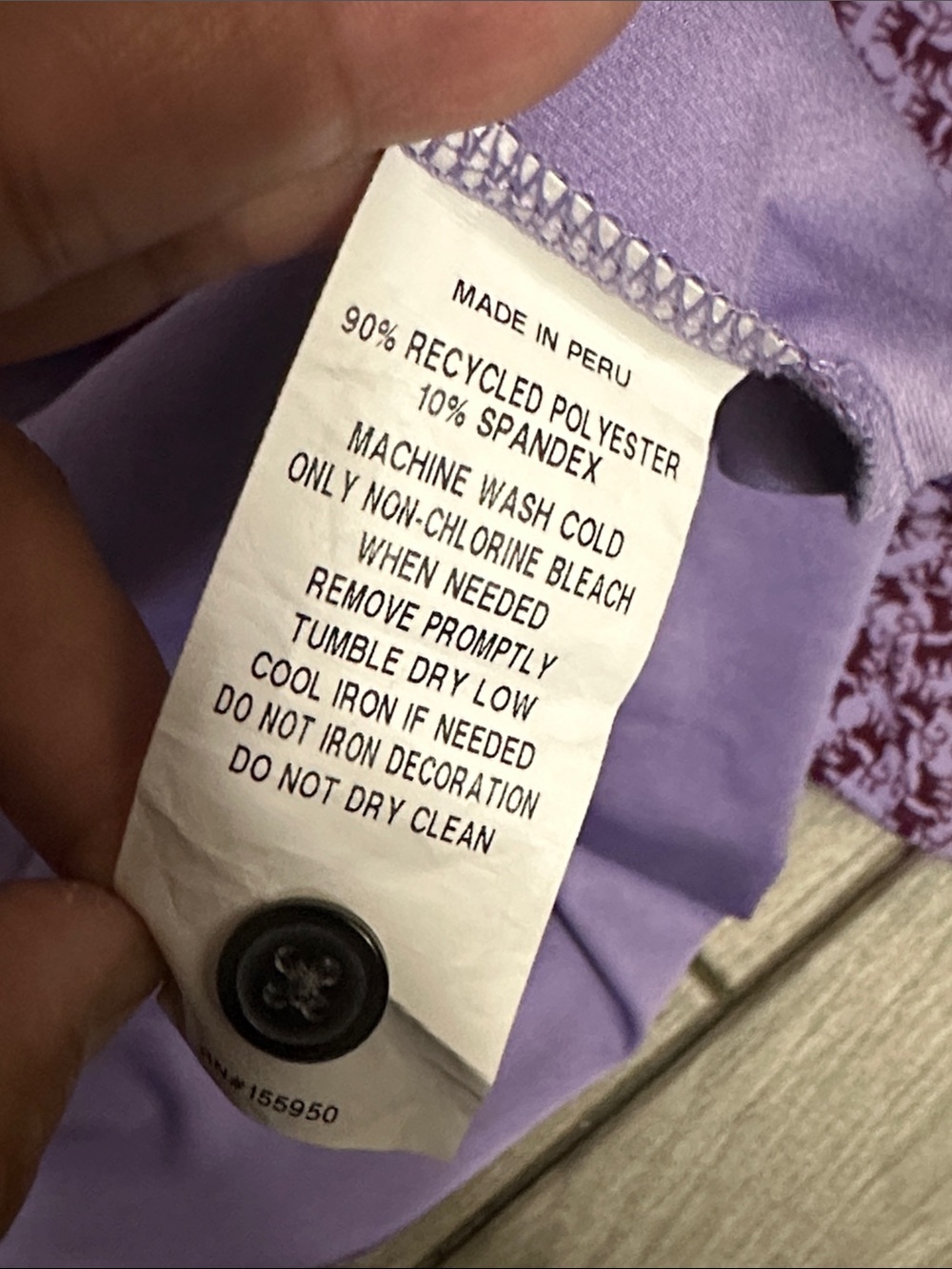 Greyson Polo Shirt Mens XL Purple All Over Monkey Lane Performance Office - Picture 5 of 7